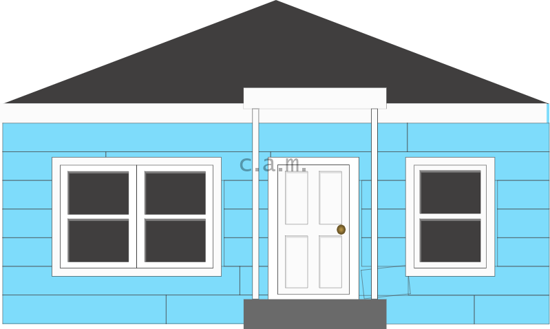 logo design for candy's blue house